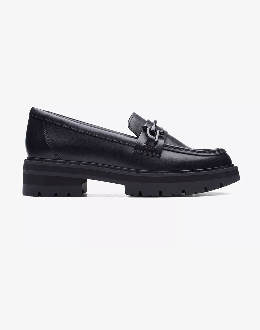 Clarks Orianna Bit Women Footwear Moccasins/Ballerinas Black Leather 26174808 Black Leather Female Moccasins/Ballerinas Black