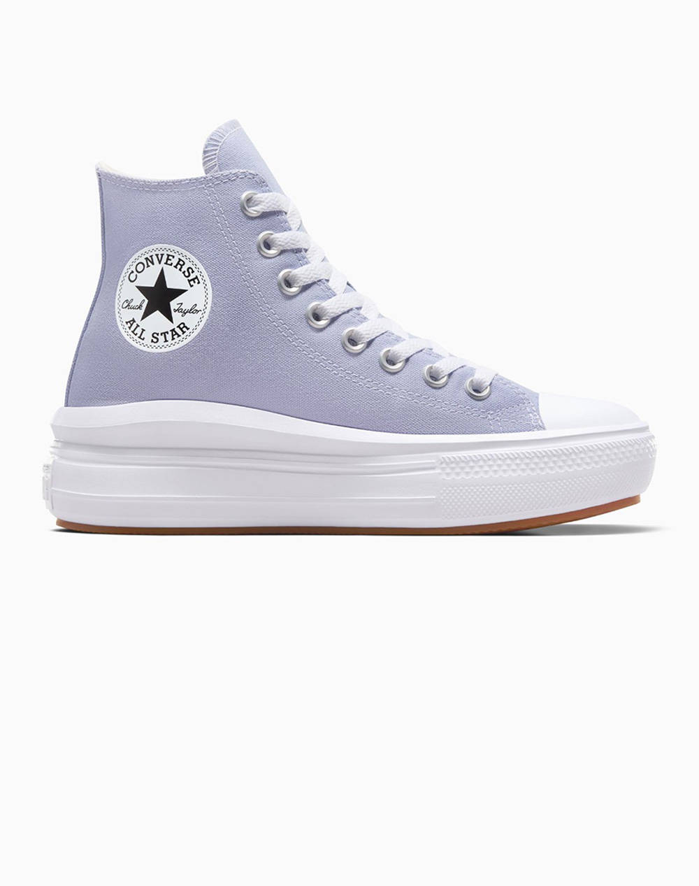 Converse Chuck Taylor All Star Move Platform Women Footwear Sneakers Lilac Fabric A08294C 537 Female Sneakers