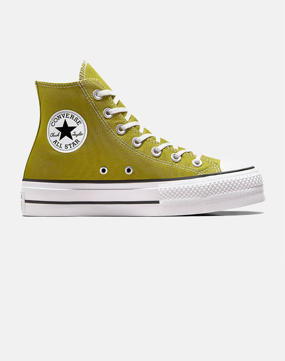 Converse Chuck Taylor All Star Lift Platform Women Footwear Sneakers Lightgreen Fabric A08286C 315 Female Sneakers Green