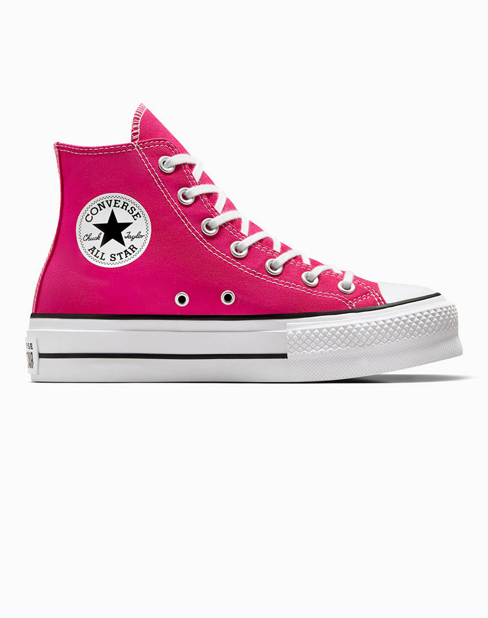 Converse Chuck Taylor All Star Lift Platform Γυναικα Παπουτσια Sneakers Fuchsia Υφασμα A08288C 637