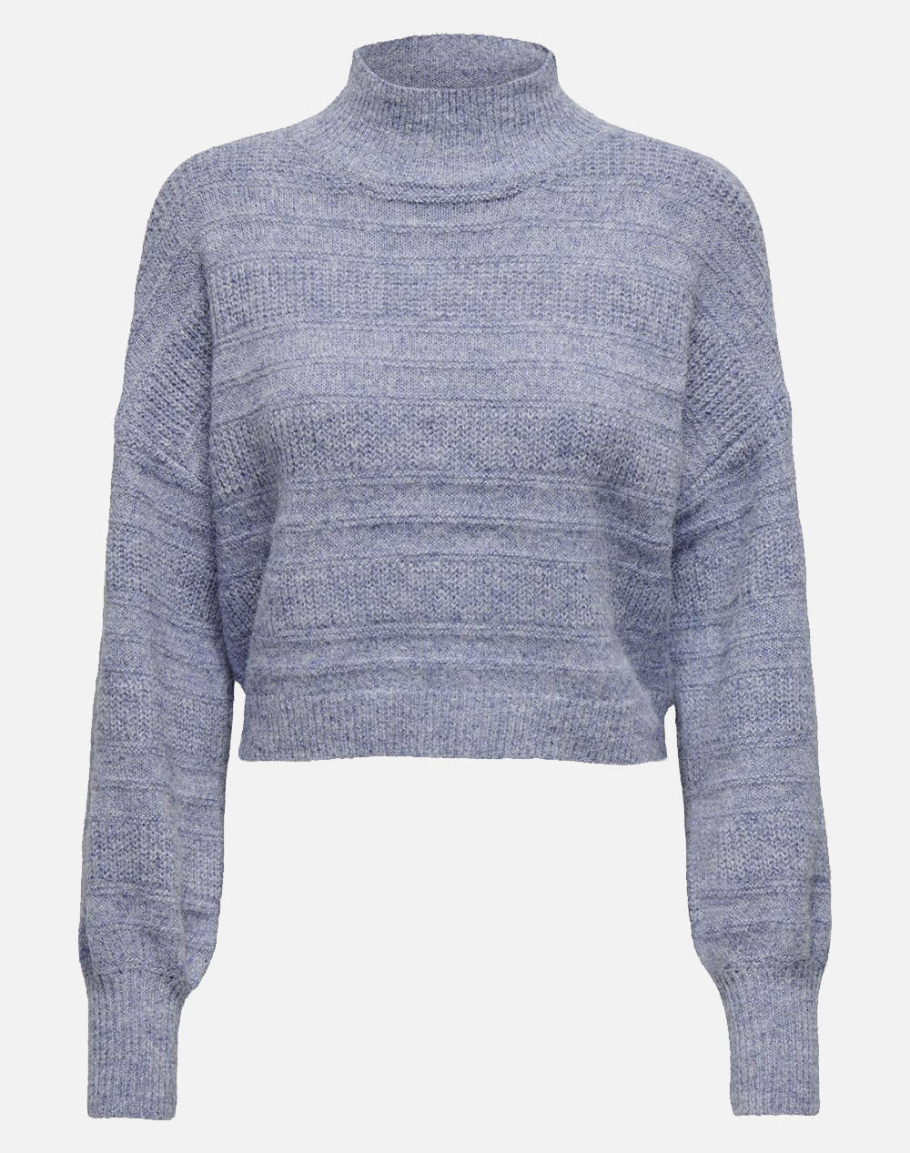 Only Onlselesta Life Ls Highneck Cc Knt Women Clothes Tops Knits Lightblue Wool,Elastic,Woolen Mixture,Synthetic 15324278 Coronet Blue Female Knits