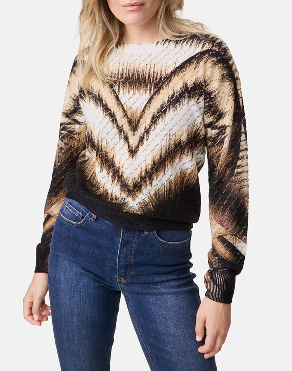 Taifun Pullover 1/1 Sleeve Γυναικα Ρουχα Μπλουζες Πλεκτα Mixed Μαλλισυνθετικο 672404 15304 01102