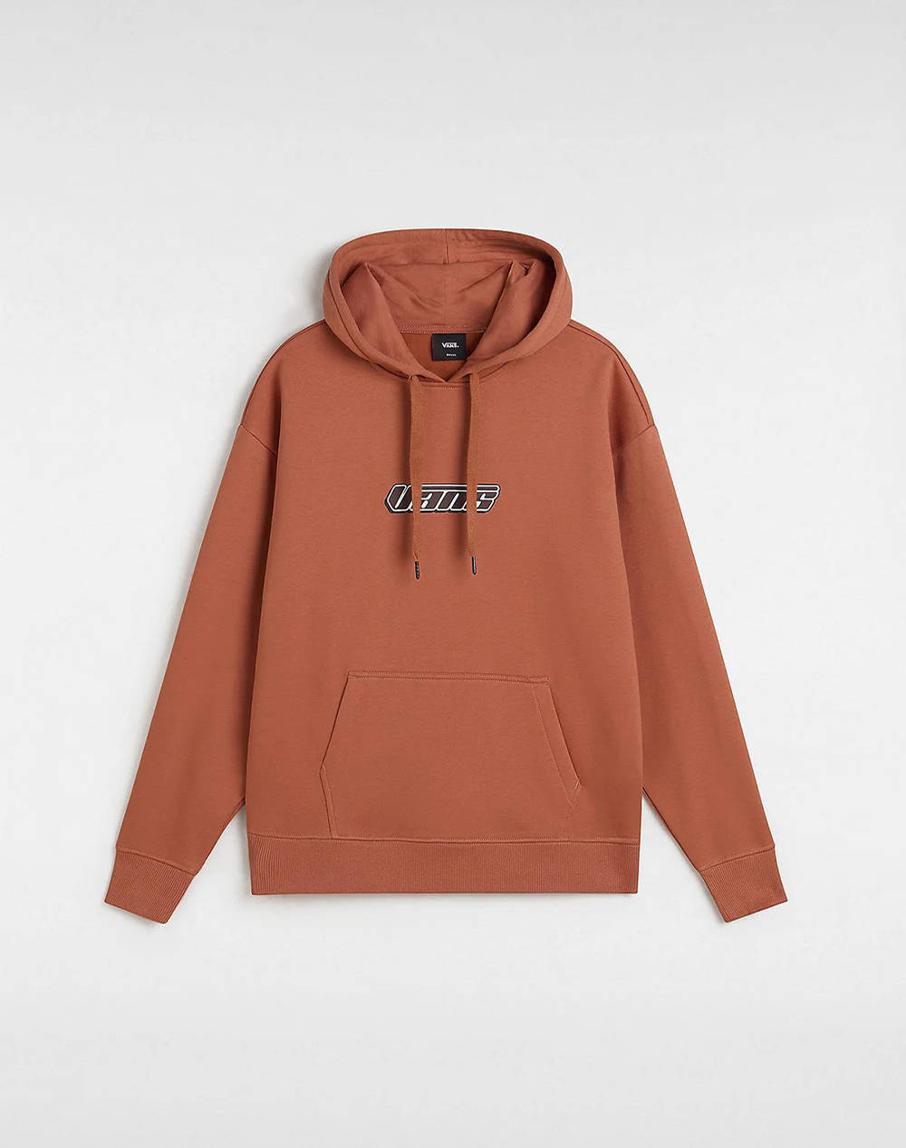 Vans Retro V Os Hoodie Women Clothes Tops Sweatshirts Darkorange Cotton,Synthetic Vn000Hc1C9J1 Vnc9J Female Sweatshirts