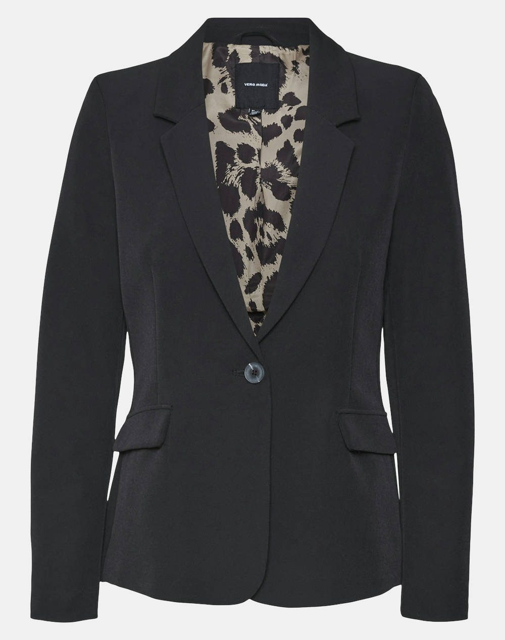 Vero Moda Vmkacandra Ls Fitted Blazer Women Clothes Outerwear Blazers Black Elastic,Synthetic 10318649 Black Female Blazers Black