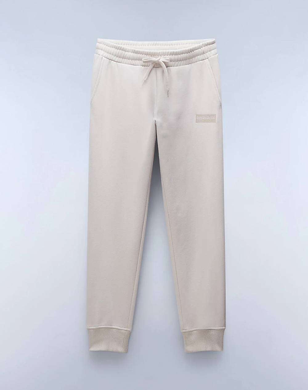 Napapirji M Box Logo W Women Clothes Trousers Sweat Pants Biege Cotton,Synthetic Np0A4Hz6 Npn90 Female Sweat Pants Biege