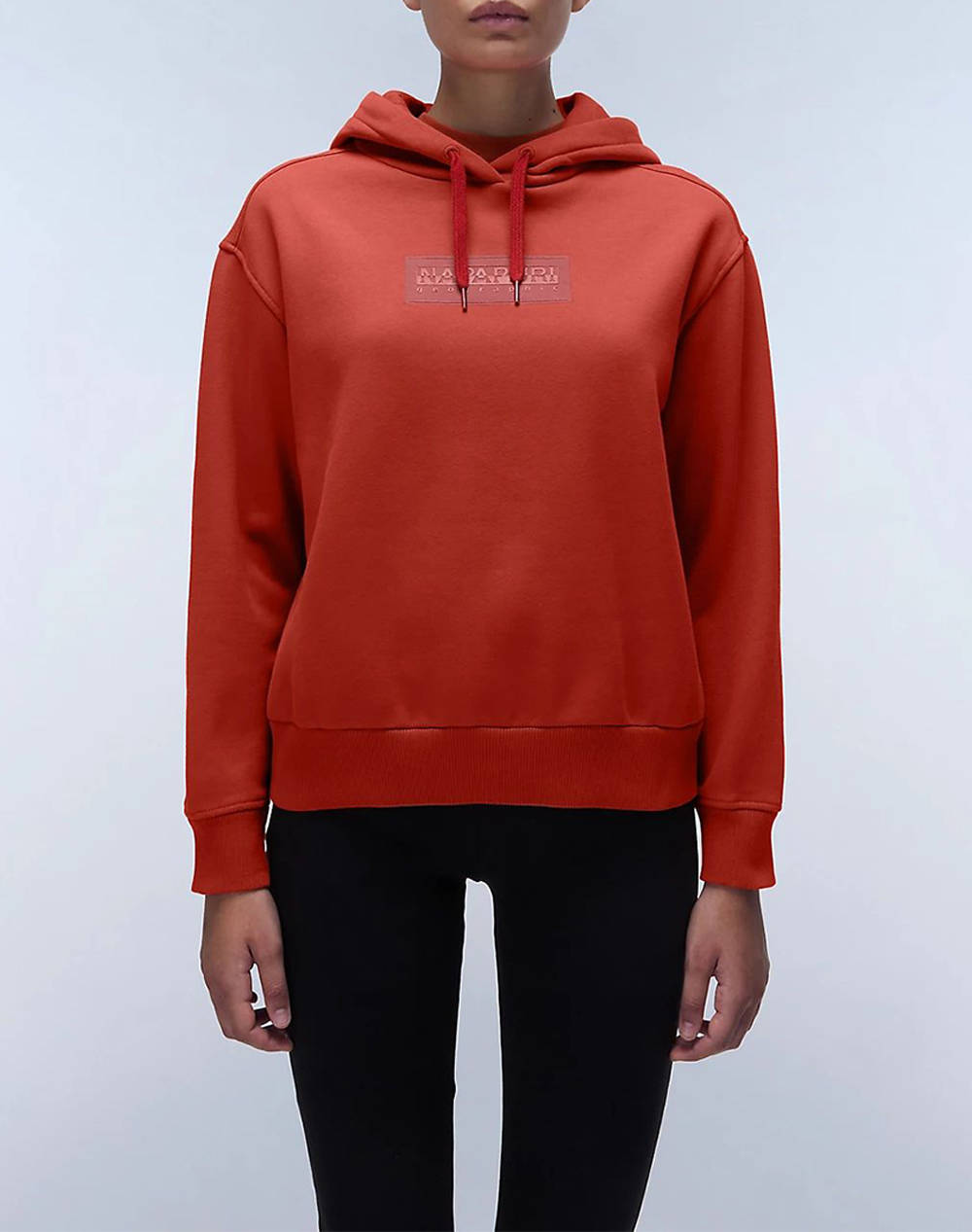 Papers B Box Logo Hw Women Clothes Tops Sweatshirts Orangered Cotton Np0A4Hyq Npr1B Female Sweatshirts