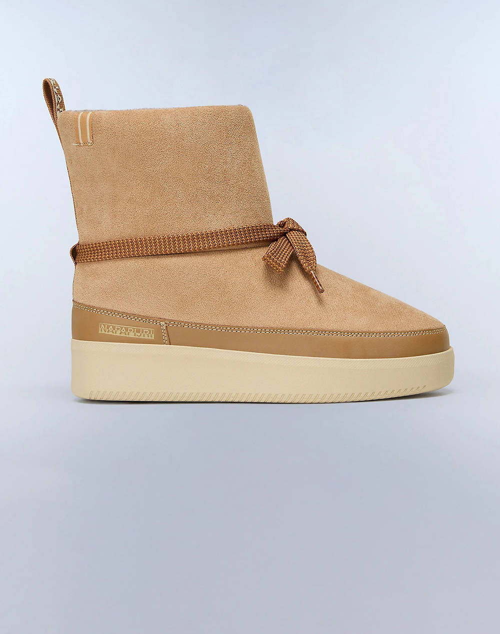 Napapijri F4Jade04/Mic Women Footwear Boots/Booties Sandybrown Synthetic,Fabric Np0A4Ikg Npnc1 Female Boots/Booties Brown