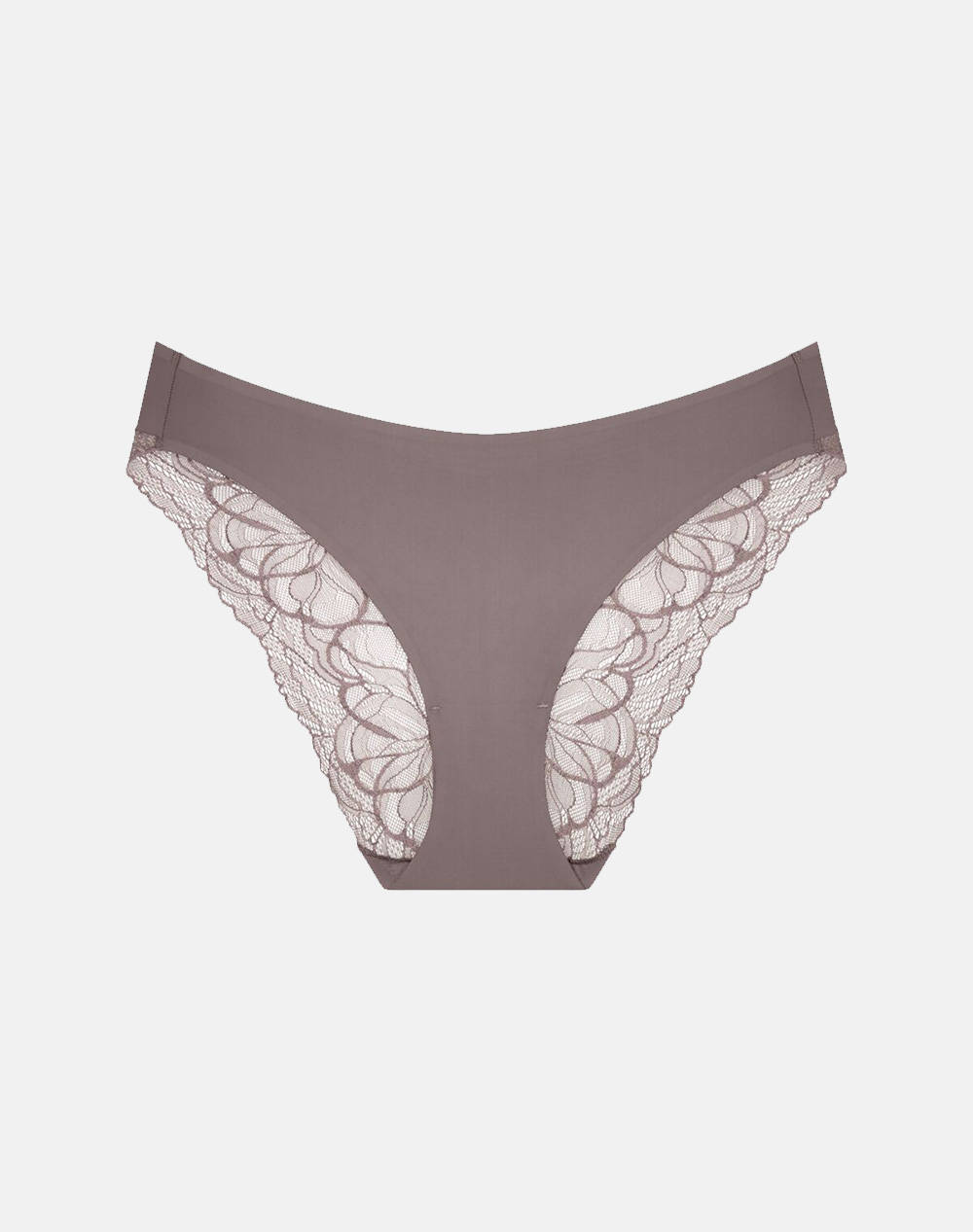 Triumph Body Make Up Illusion Lace Highleg Tai Women Underwear Briefs Briefs Sandybrown Elastic,Synthetic 10219711 3091 Female Briefs Brown