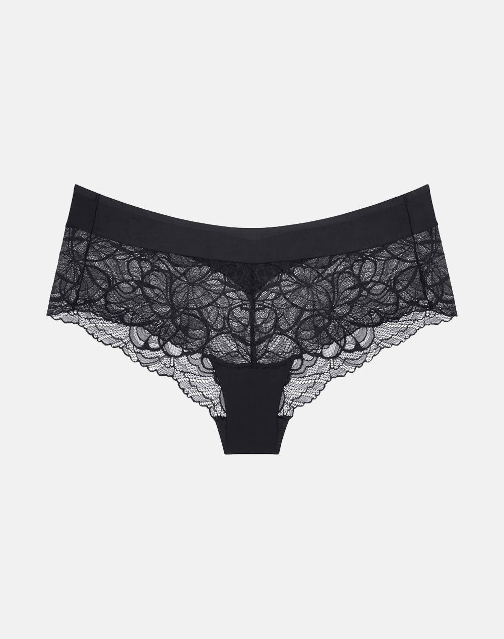 Triumph Body Make Up Illusion Lace Shorty Women Underwear Briefs Briefs Black Elastic,Synthetic 10219748 0004 Female Briefs Black