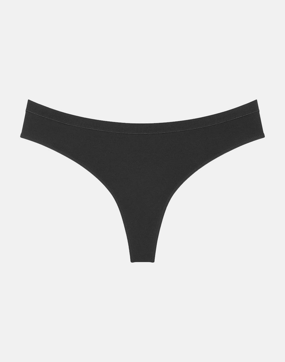 Triumph Sense Of Modal String Women Umderwear Briefs Black Elastic,Synthetic 10224759 0004 Female Briefs Black