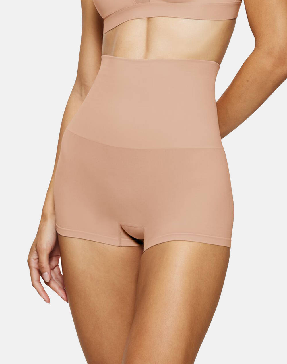 Triumph Triumph Soft Sculpt Bandeau Short Women Umderwear Briefs Boxer Briefs Biege Elastic,Synthetic 10219712 00Ep Female Boxer Briefs Biege