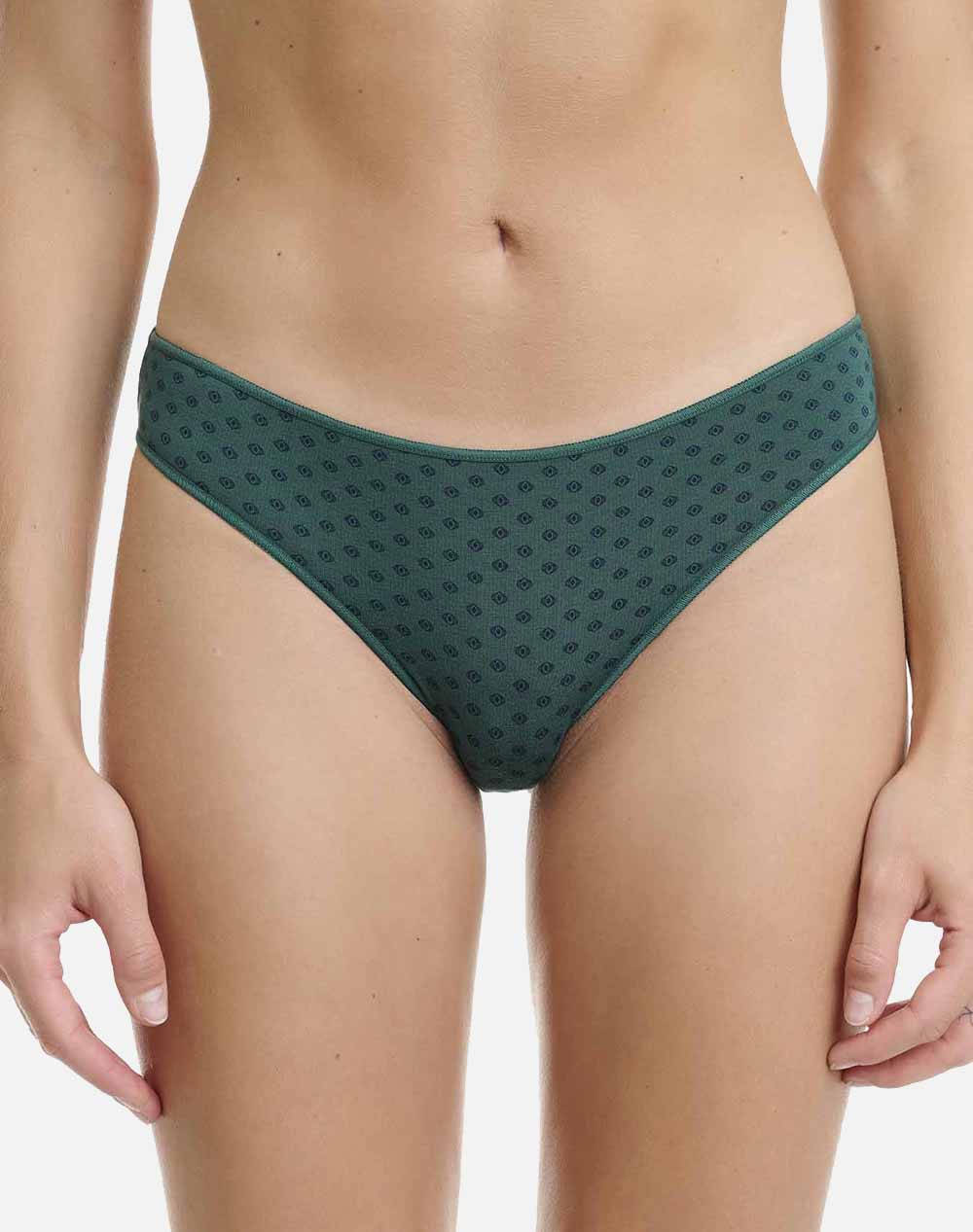 Walk Women''S Slip Bamboo With Peacock Pattern 2Pcs Women Underwear Briefs Briefs Multi Elastic,Synthetic W2012 75 Multi/Multicolour Female Briefs