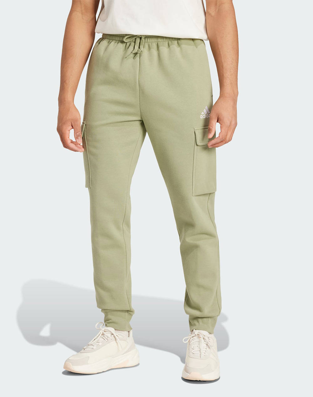 Adidas M Felczy C Pant Men Clothes Trousers Sweat Pants Green Cotton,Synthetic Ji6424 Green Male Sweat Pants Green
