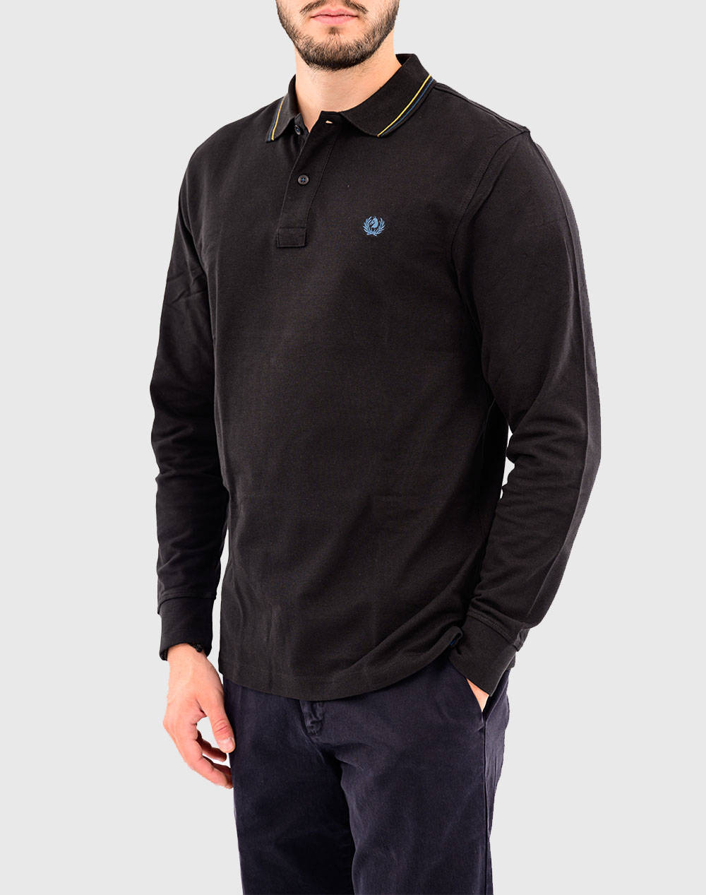 Ascott Polo Men Clothes T Shirts & Sweatshirts Polo Black Cotton,Fabric 15887301 92 Male Polo Black