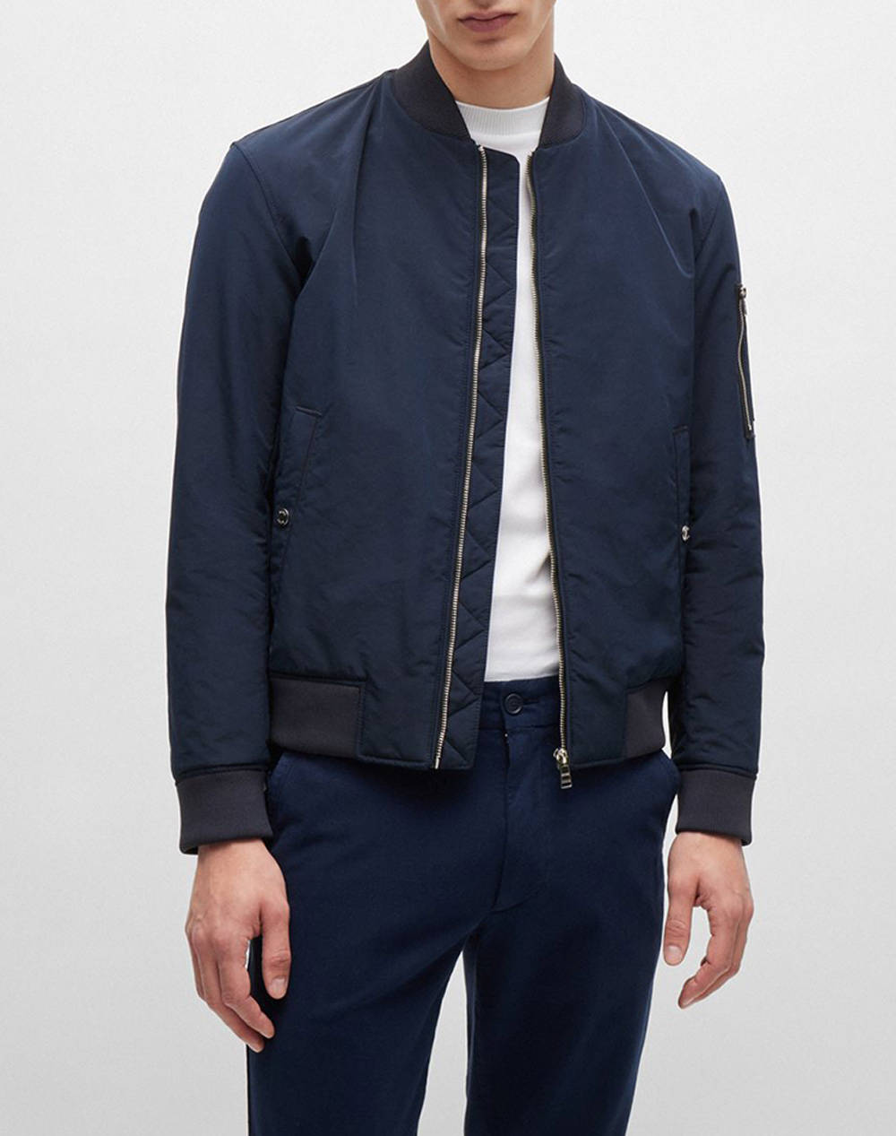 Boss H Comber 10214498 01 Ανδρας Ρουχα Πανωφορια Μπουφαν Darkblue Συνθετικο 50519981 404