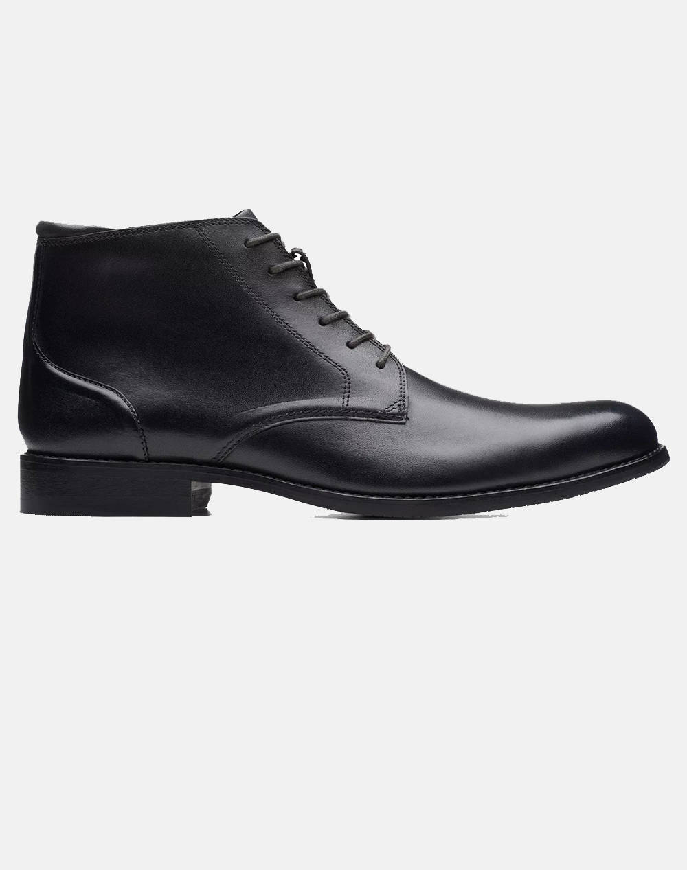 Clarks Craftarlo Hi Men Footwear Boots Black Leather 26173458 Black Leather Male Boots Black