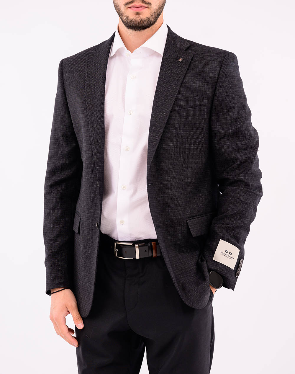Corneliani Jacket Ανδρας Ρουχα Πανωφορια Σακακια Black Μαλλιυφασμα 946Z2Z 9467560 013