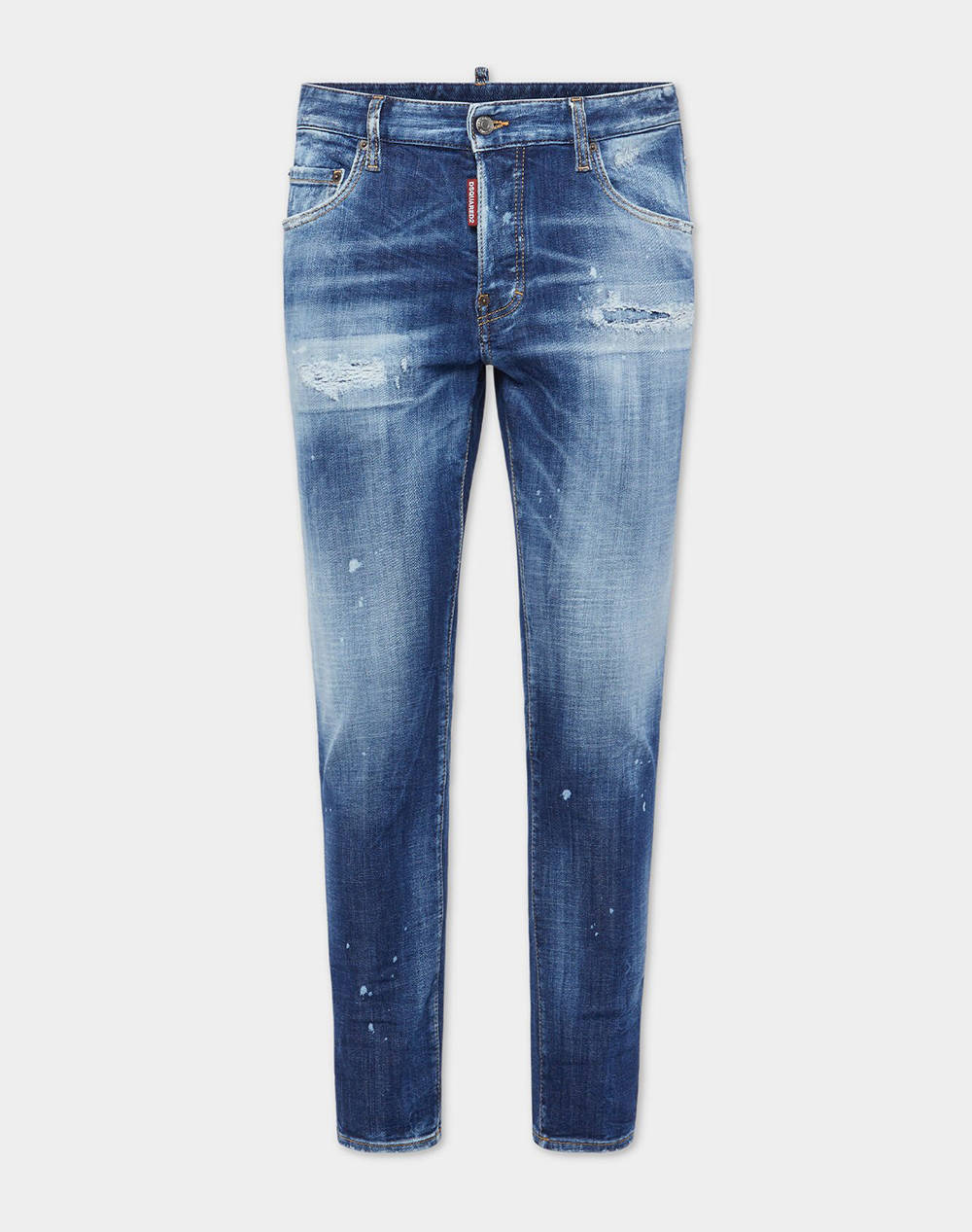 Dsquared2 Pants 5 Pocket Men Clothes Trousers Jeans Denimblue Cotton,Elastic,Synthetic S74Lb1620S30872 470 Male Jeans Blue
