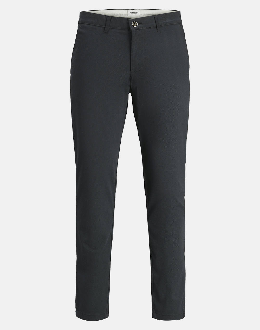 Jack&Jones Jpstmarco Jjturner Chino Men Clothes Trousers Chinos Black Cotton,Elastic 12258298 Black Male Chinos Black