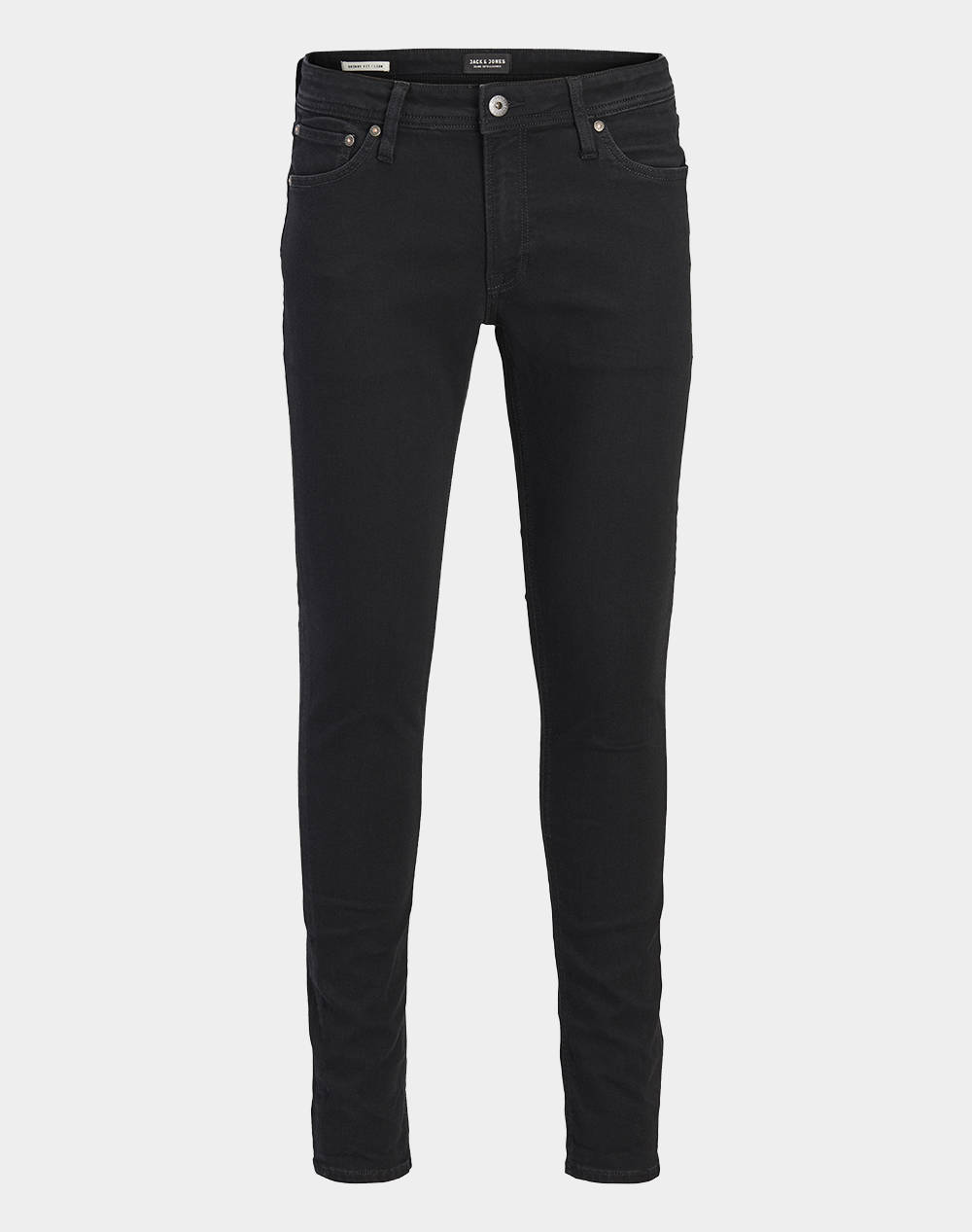 Jack&Jones Jjitim Jjoriginal Mf 816 Men Clothes Trousers Jeans Black Cotton,Elastic,Synthetic 12270563 Black Denim Male Jeans Black