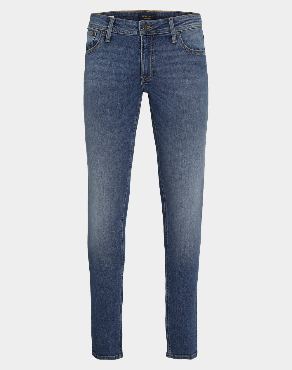Jack&Jones Jjitim Jjoriginal Mf 031 Men Clothes Trousers Jeans Denimblue Cotton,Elastic 12270564 Blue Denim Male Jeans Blue