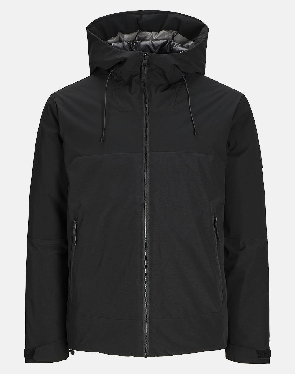 Jack&Jones Jcoaiden Transitional Jacket Pls Men Clothes Outerwear Jackets Black Synthetic 12263064 Black Male Jackets Black