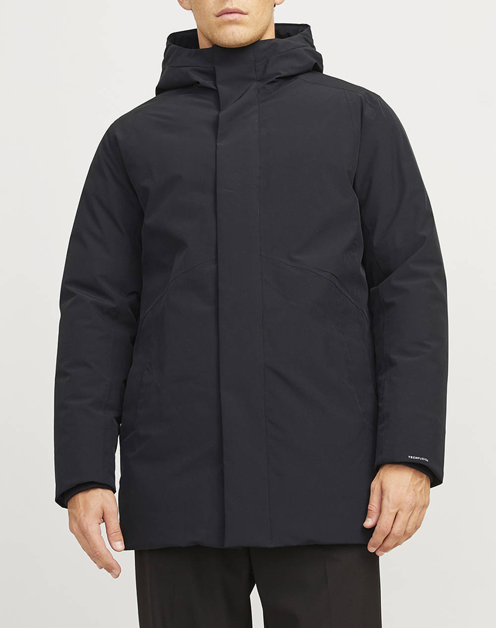 Jack&Jones Jjekeen Parka Sn Men Clothes Outerwear Jackets Black Elastic,Synthetic 12258403 Black Male Jackets Black