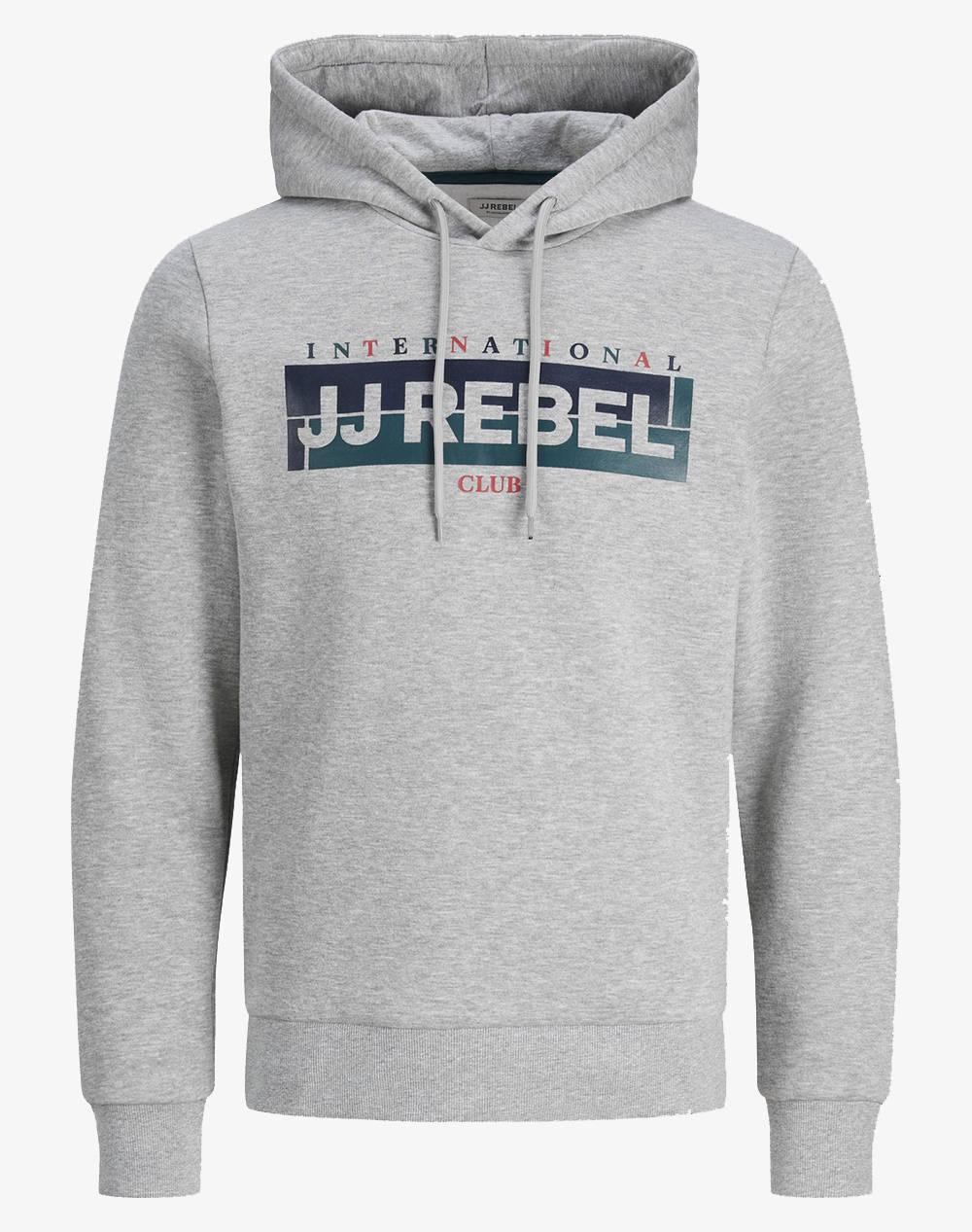 Jack&Jones Jrebnathan Sweat Hood Men Clothes T Shirts & Sweatshirts Sweatshirts Lightgray Cotton,Synthetic 12263873 Light Grey Melange Male