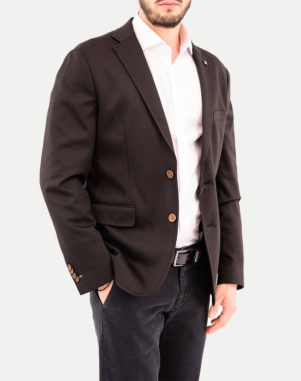 Leonardo Jacket Men Clothes Outerwear Jackets Navyblue Cotton,Synthetic W24Lu150350146 15 Male Jackets Blue