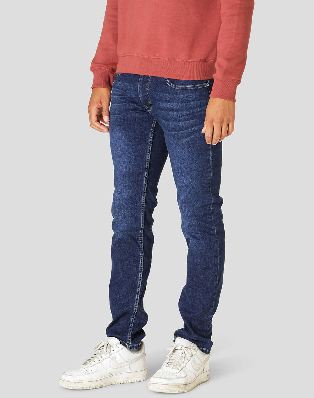 Marcus Felix 2160 Jeans Men Clothes Trousers Jeans Denimblue Cotton,Elastic 14 200243 L34 Male Jeans Blue
