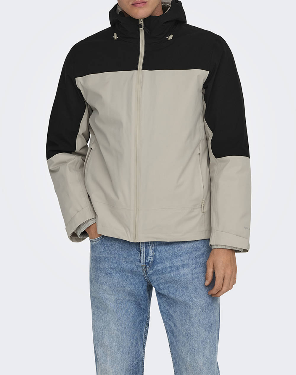 Only&Sons Onszaka 3In1 Jacket Men Clothes Outerwear Jackets Mixed Synthetic 22031855 Silver Lining Male Jackets