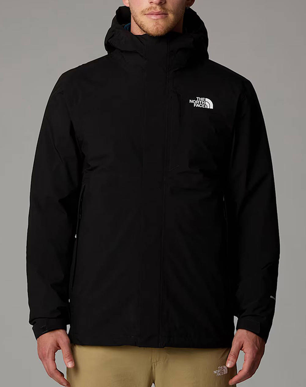 The North Face M Carto Tri Jkt Men Clothes Outerwear Jackets Black Synthetic Nf0A5Iwi Nf4H0 Male Jackets Black