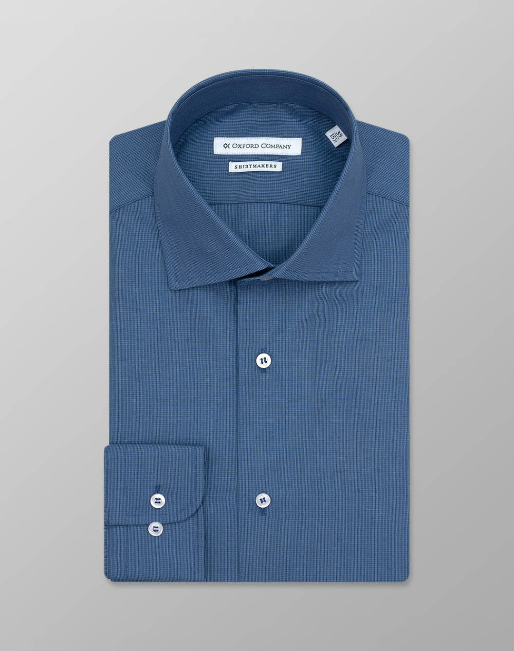 Oxford Company Club Shirt Men Clothes Shirts Blue Cotton M731Nrw20.02 02 Male Shirts Blue