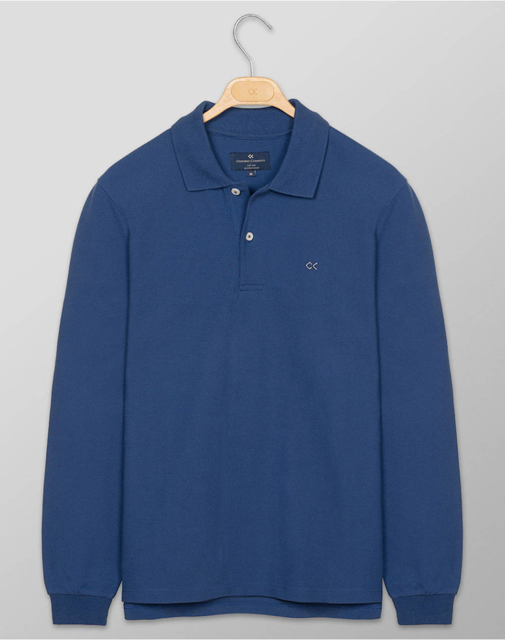 Oxford Company Polo Shirt Men Clothes T Shirts & Sweatshirts Polo Indigo Cotton P217 Pu50.29 29 Male Polo