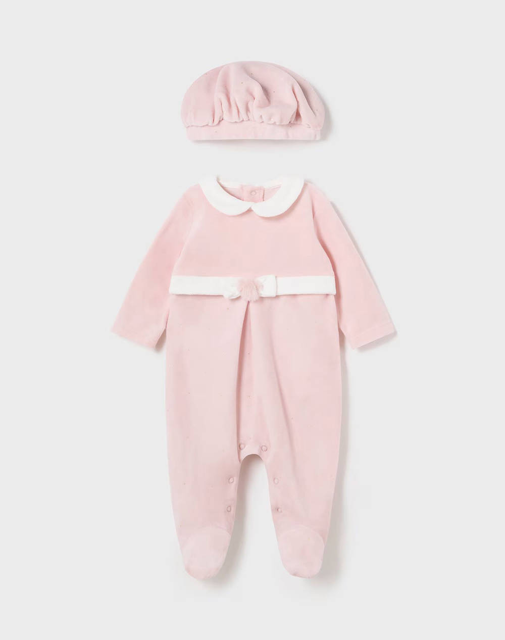 Mayoral Pajamas With Beret Kids Girl Underwear Pyjamas Lightpink Cotton,Synthetic 02782 12 Female Pyjamas
