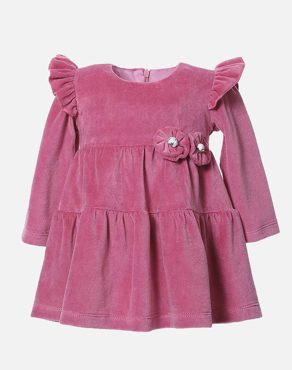 Matou Kids Girls Dress Kids Girl Clothes Baby Deeppink Cotton,Synthetic 2W24 Mf1590 R.Apple Female Baby