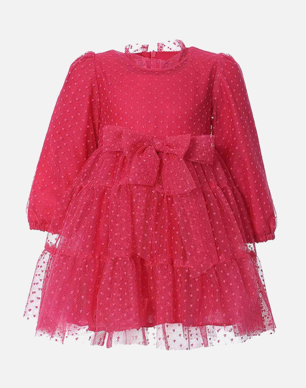 Matou Kids Girls Dress Kids Girl Clothes Dresses Fuchsia Synthetic 2W24 Mf2550 Fuchsia Female Dresses