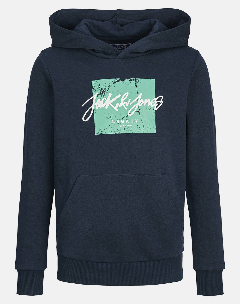 Jack&Jones Jjtiley Sweat Hood Jnr Kids Boy Clothes T Shirts Darkblue Cotton,Synthetic 12259861 Navy Blazer Male T-Shirts Blue