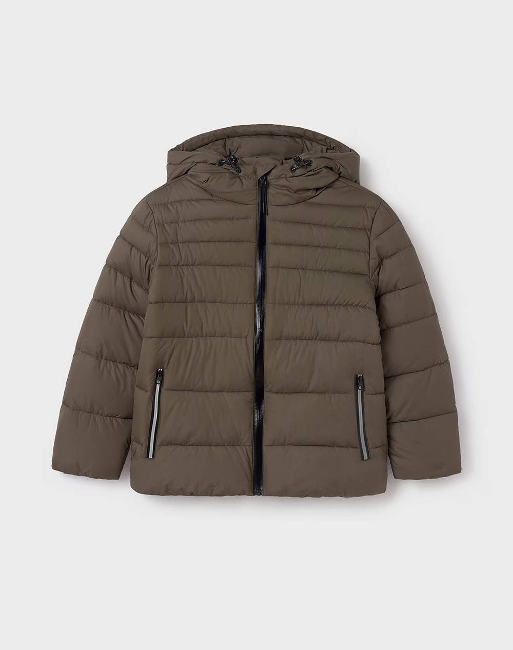 Mayoral Jacket Reflective Details Kids Boy Clothes Jackets Olive Elastic,Synthetic 07458 21 Male Jackets