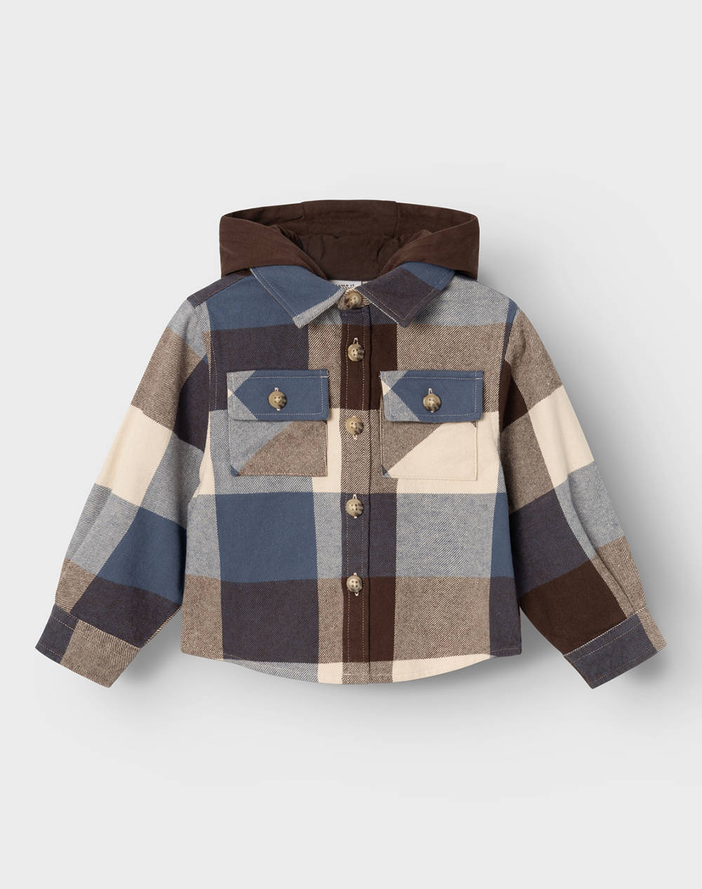 Name It Nmmosom Os Shirt Wh Box Kids Boy Clothes Shirts Multi Cotton 13237393 Brackenchecks Male Shirts