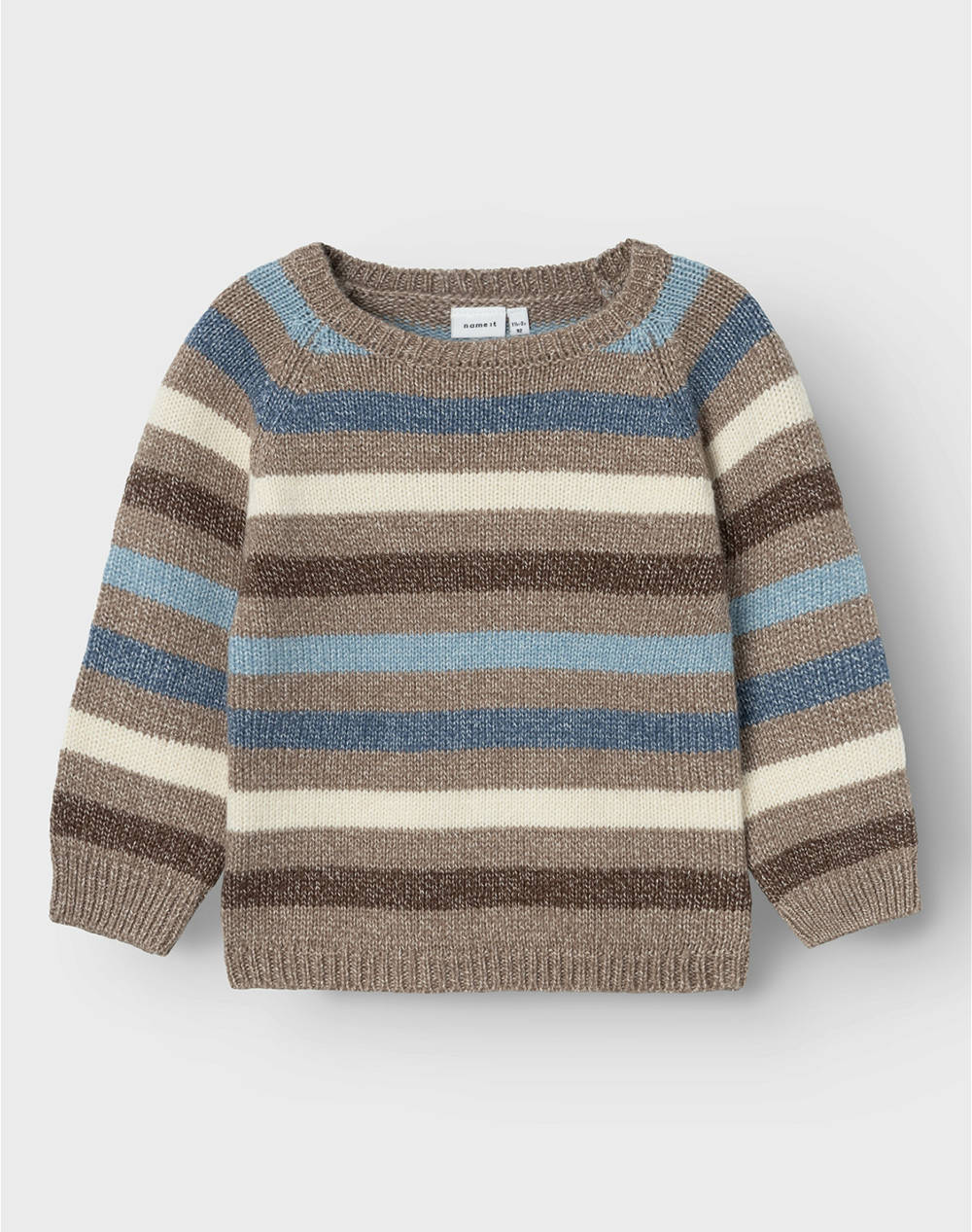 Name It Nmmosomme Ls Knit Kids Boy Clothes Sweaters Multi Cotton,Synthetic 13233139 Leafless Tree Male Sweaters