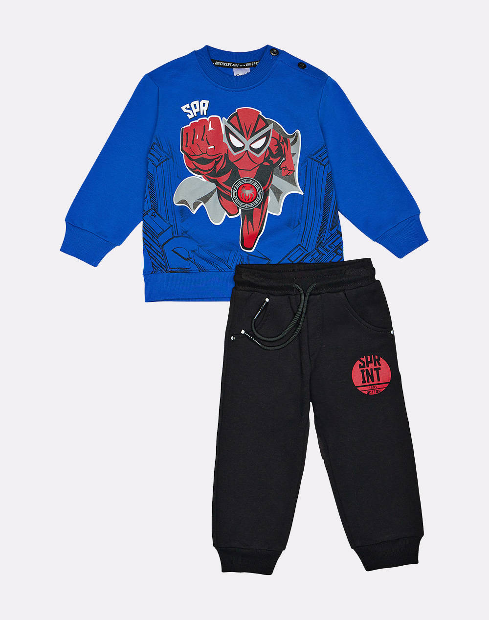 Sprint Set Baby Boy Παιδι Αγορι Ρουχα Σετ Blue Βαμβακι,Συνθετικο 242 1001 S303 - Koolfly