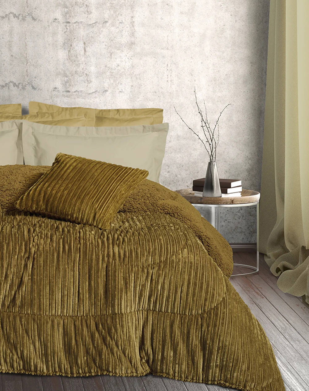 Das 1180 Sherpa Duvet/Blanket King Size (Dimensions: 220 X 240 Cm.) Home Bedroom Duvet One Color Synthetic 421910201180 Duvet