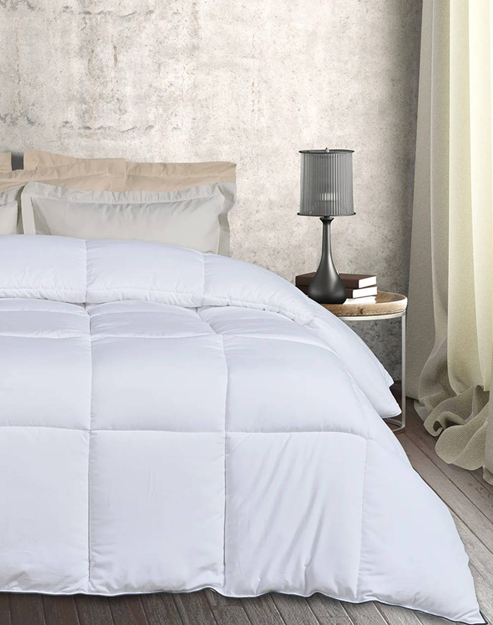 Das 9645 Happy King Size Quilt (Dimensions: 220 X 240 Cm.) Home Bedroom Duvet One Color Synthetic 401909209645 Duvet