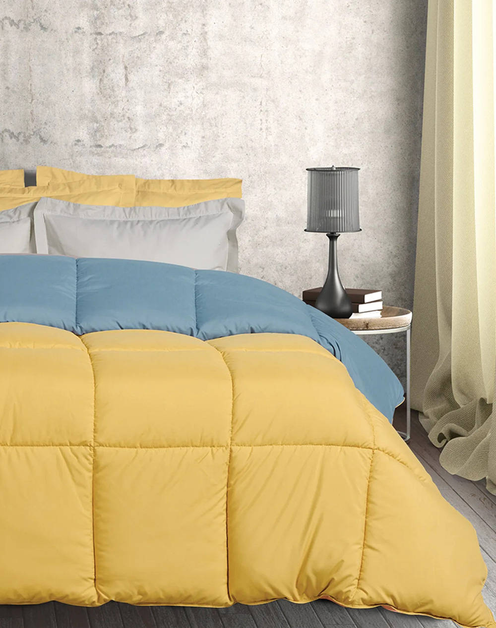 Das 9644 Happy King Size Quilt (Dimensions: 220 X 240 Cm.) Home Bedroom Duvet One Color Synthetic 401909209644 Duvet