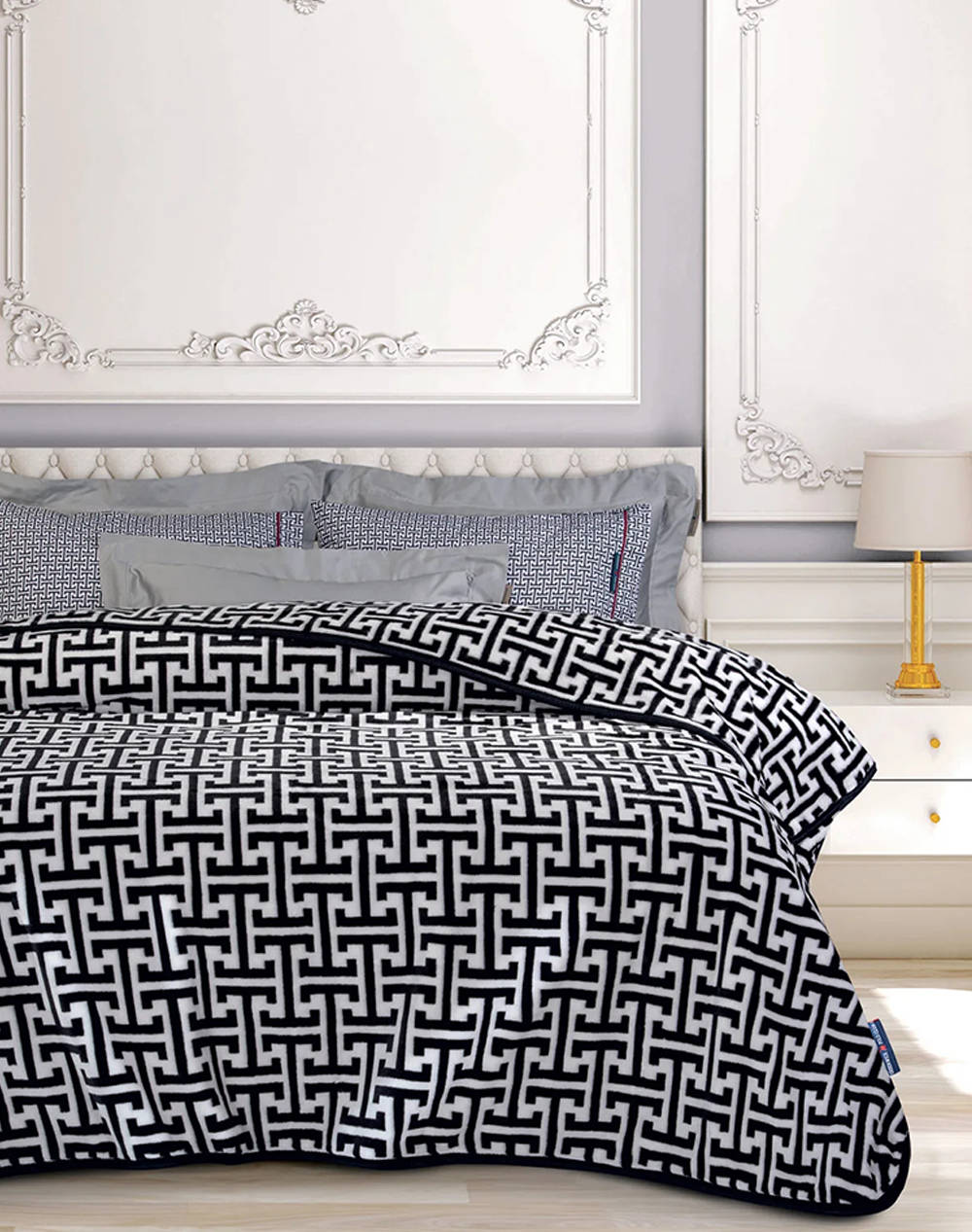 Das 2213 Velour Blanket King Size Greenwich Polo Club (Dimensions: 220 X 240 Cm.) Home Bedroom Blankets One Color Synthetic 220577202213 Blankets