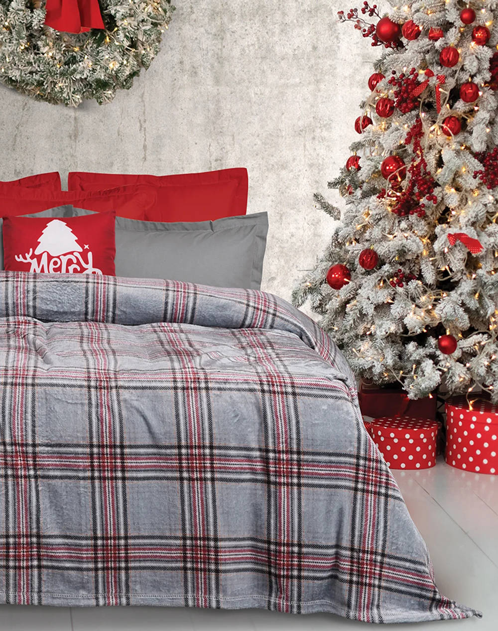 Das 1362 Fleece Blanket 220X240 (Dimensions: 220 X 240 Cm.) Home Bedroom Blankets One Color Synthetic 420588221362 Blankets