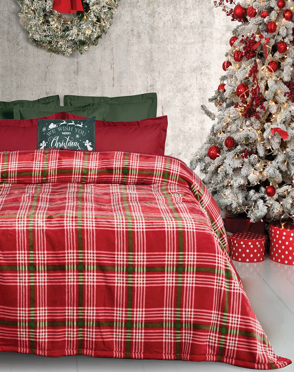 Das 1361 Fleece Blanket 220X240 (Dimensions: 220 X 240 Cm.) Home Bedroom Blankets One Color Synthetic 420588221361 Blankets