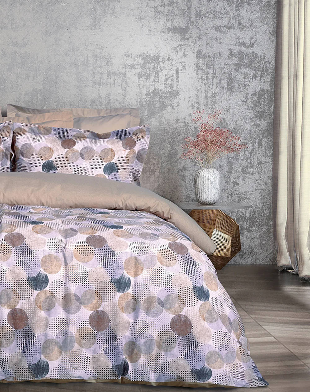 Das 5426 Set Of Single Sheets With Elastication Casual (Dimensions: 170 X 260 + 120 X 200+35, 50 X70+5) Home Bedroom Sheets One Color Cotton 5021061