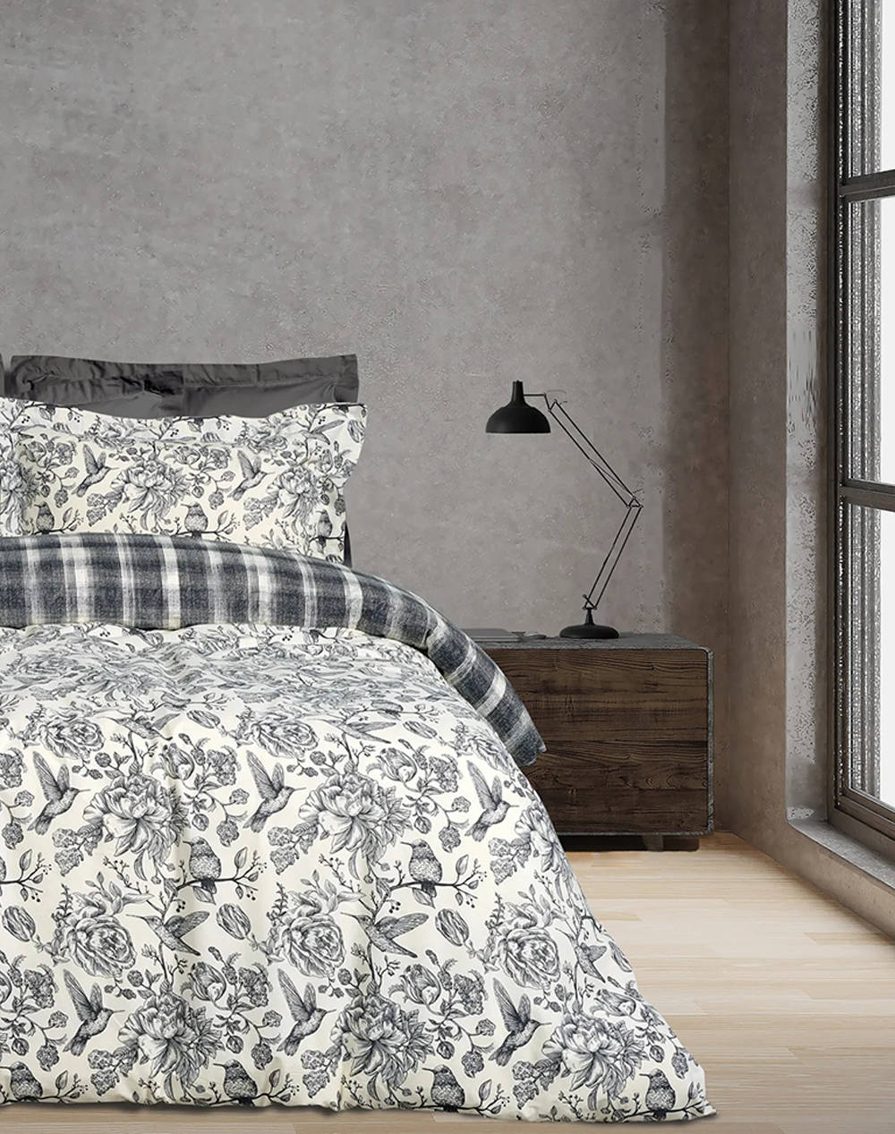 Das 9648 Happy Single Duvet Cover Set (Dimensions: 160 X 240 & 50 X 70 Cm) Home Bedroom Duvet Covers One Color Cotton 406009109648 Duvet Covers